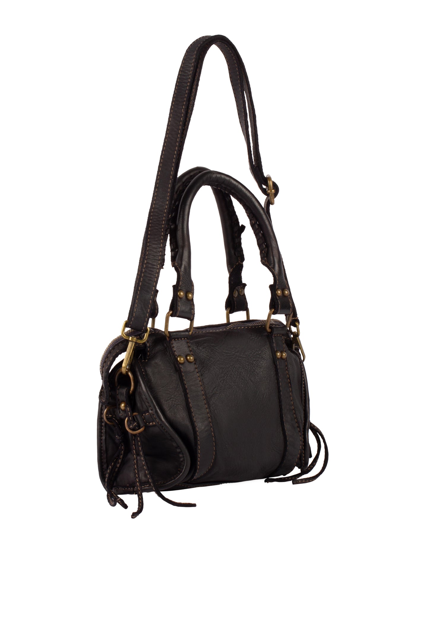 DreiMaster Vintage Damen Ledertasche