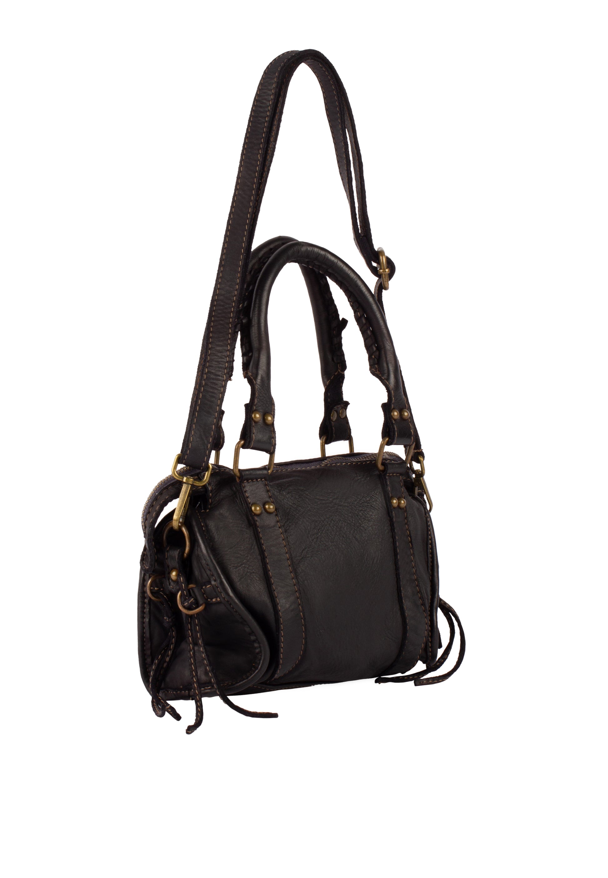 DreiMaster Vintage Damen Ledertasche