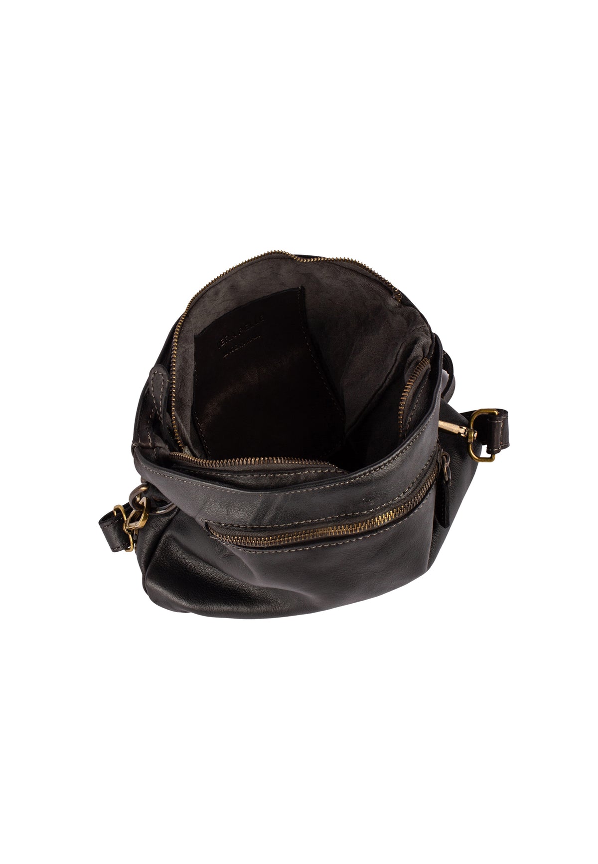 DreiMaster Vintage Damen-Ledertasche mit Nieten