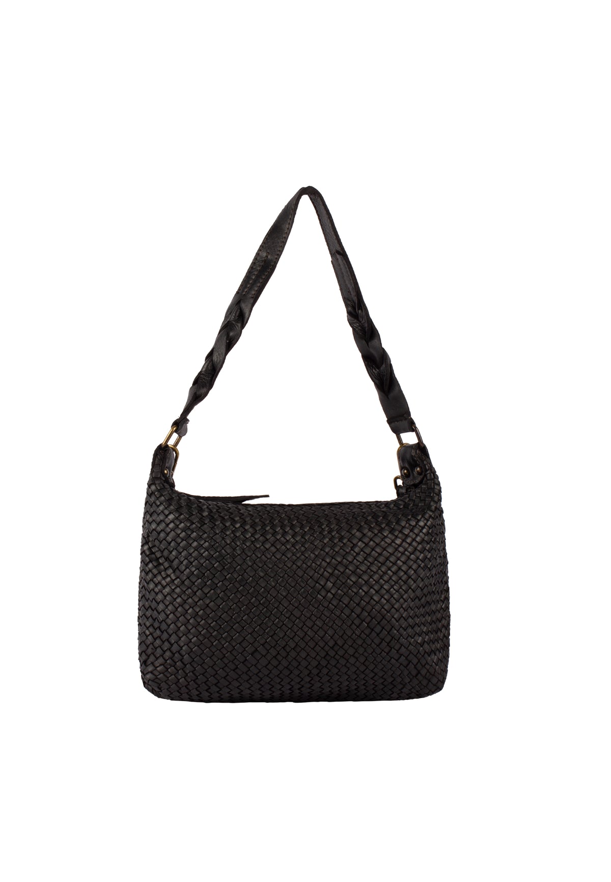 DreiMaster Vintage Damen-Schultertasche aus Leder