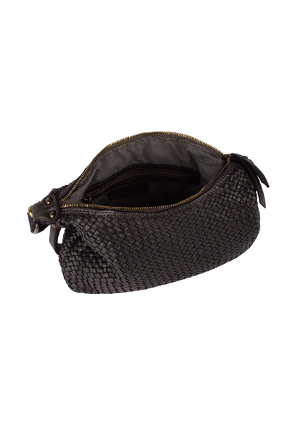 DreiMaster Vintage Damen-Schultertasche aus Leder