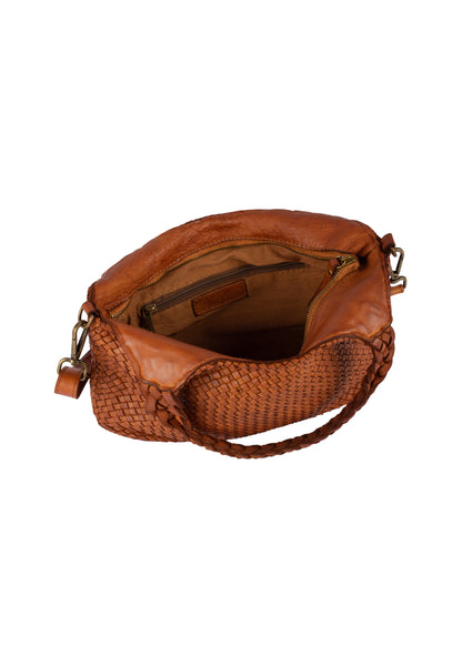 DreiMaster Vintage Damenhandtasche aus Leder
