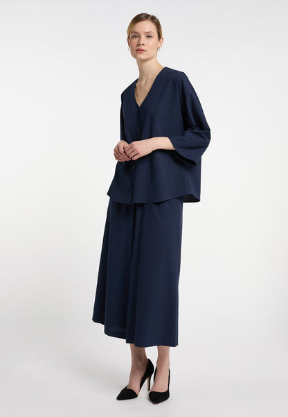 Dreimaster Klassik Women's Blouse Shirt - Schmuddelwedda Shop