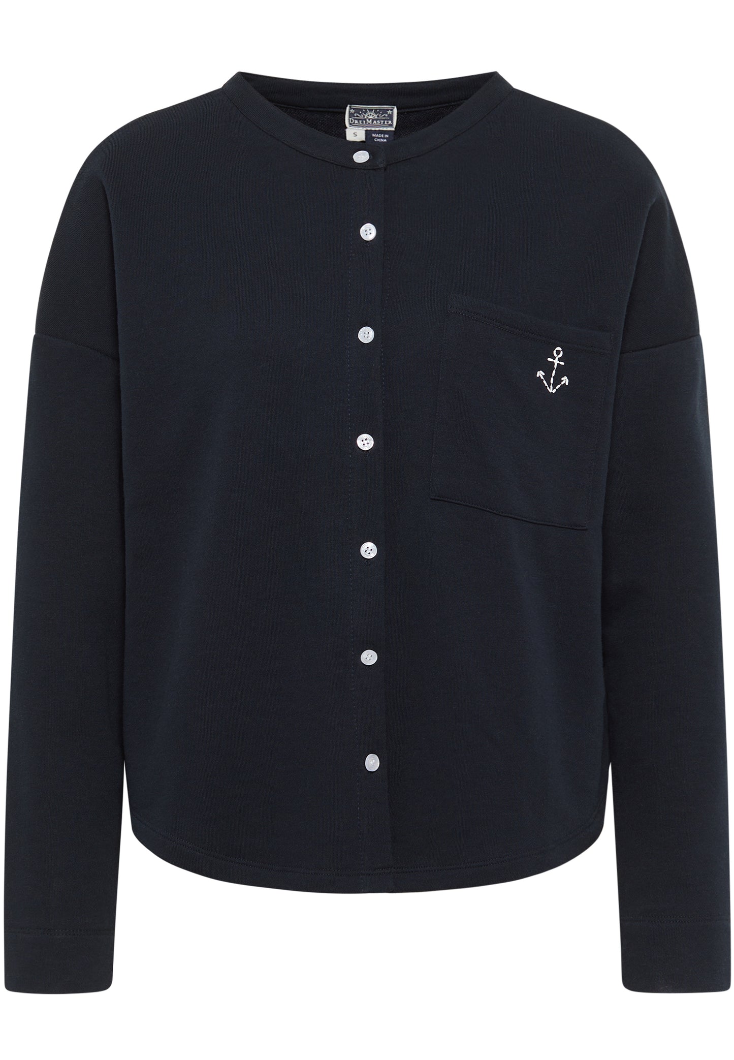 Dreimaster Maritim Damen Sweatjacke