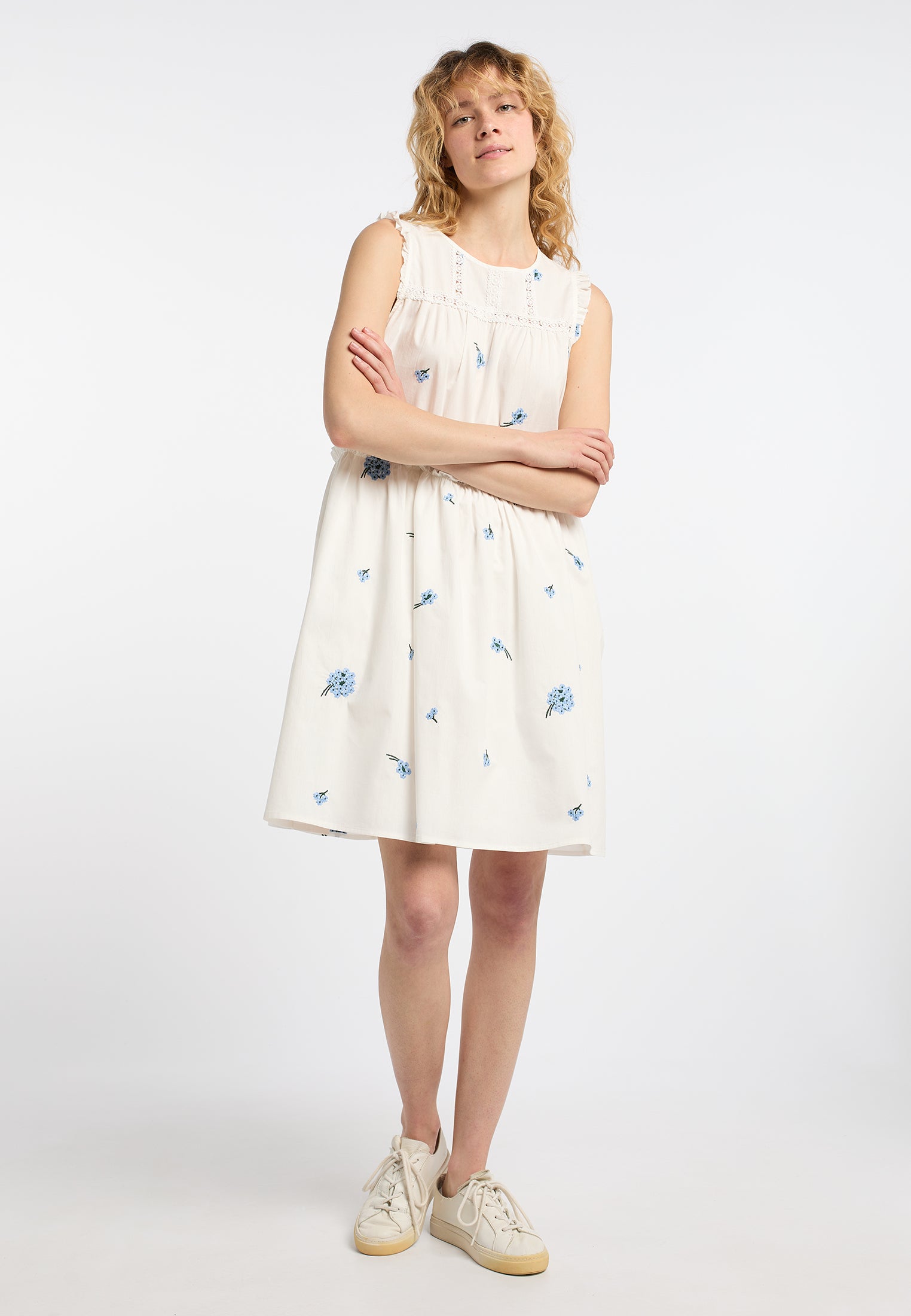 DreiMaster Vintage Damen Midi Kleid