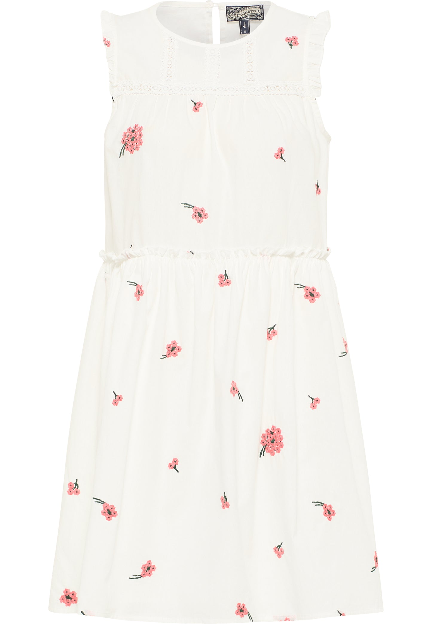 DreiMaster Vintage Damen Midi Kleid