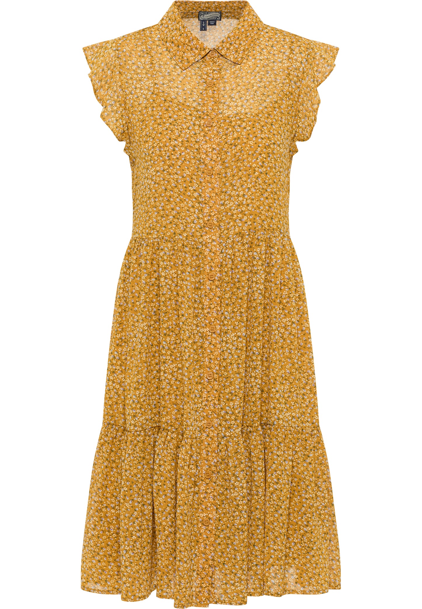 DreiMaster Vintage Damen Blusen Kleid