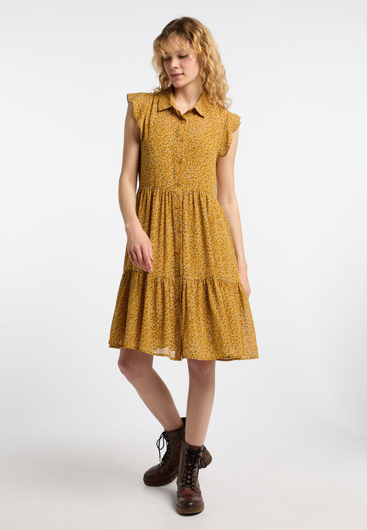 DreiMaster Vintage Damen-Blusenkleid