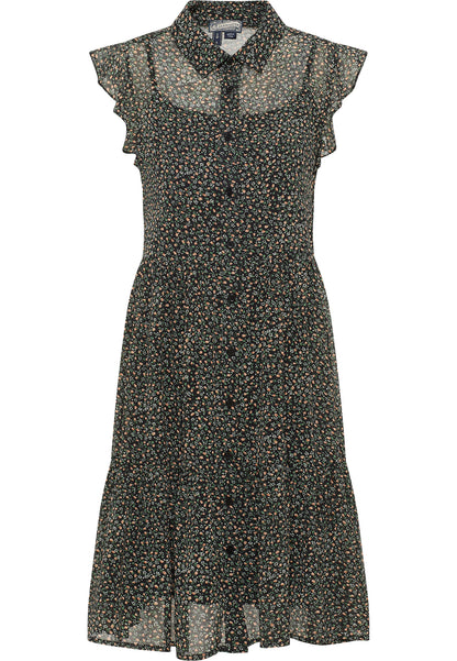 DreiMaster Vintage Damen Blusen Kleid