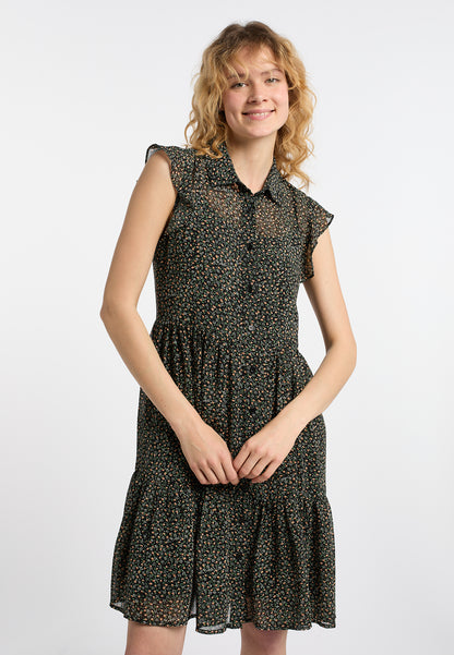 DreiMaster Vintage Damen Blusen Kleid