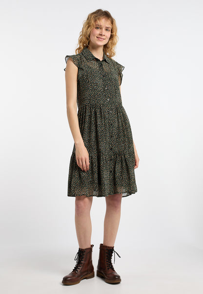 DreiMaster Vintage Damen Blusen Kleid