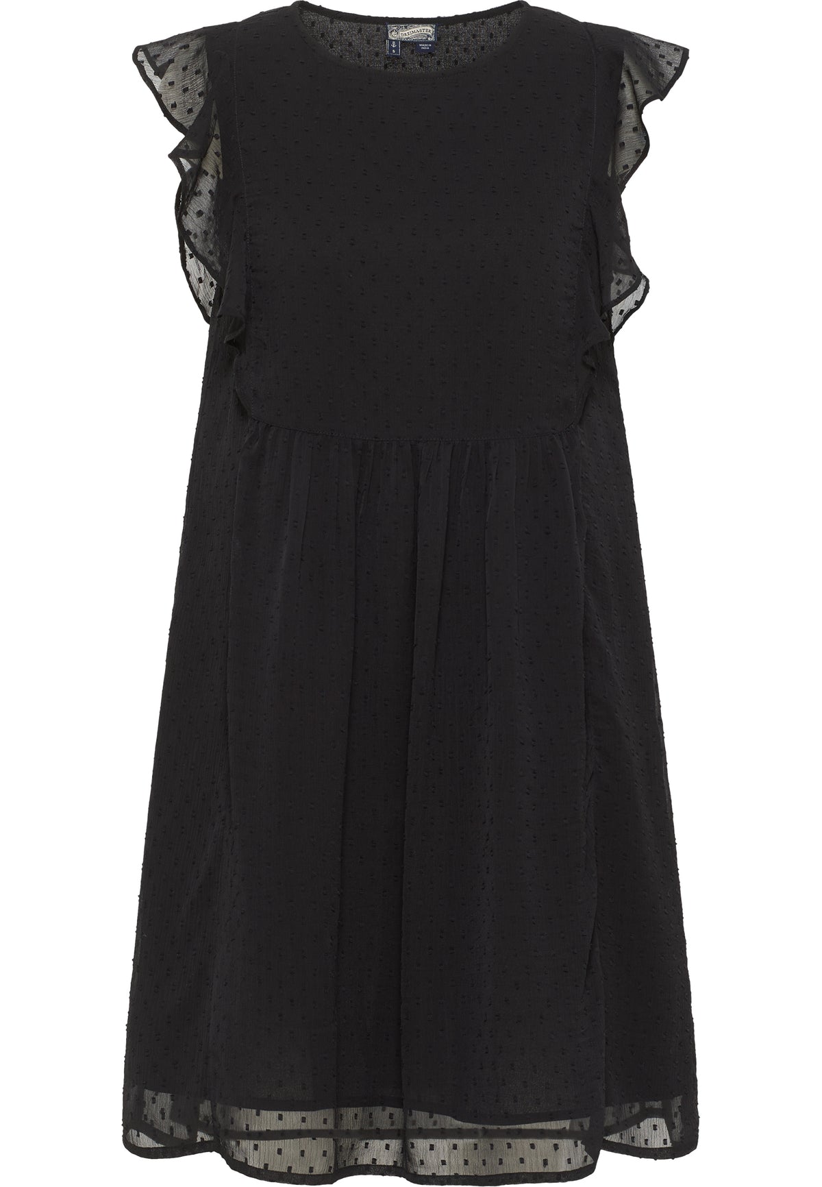 DreiMaster Vintage Midikleid mit Rüschen