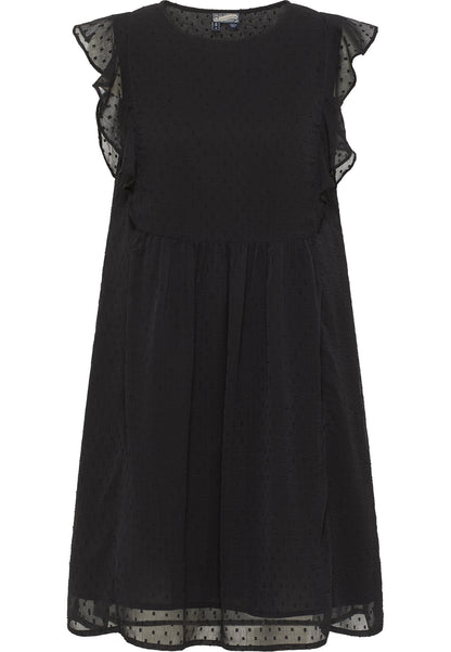 Midikleid mit Rüschen