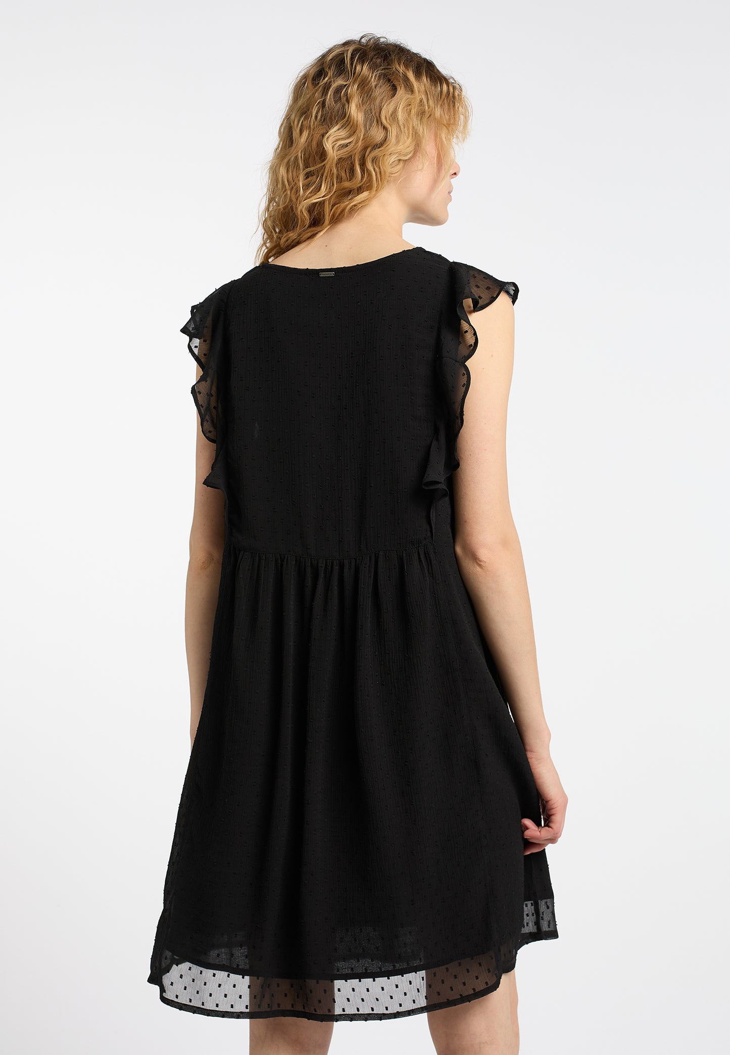 Midikleid mit Rüschen