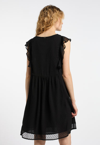 Midikleid mit Rüschen