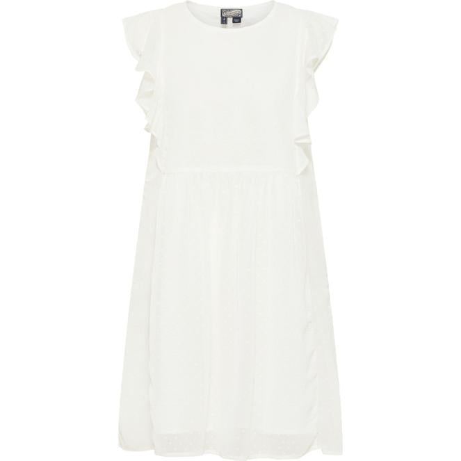 Midikleid mit Rüschen