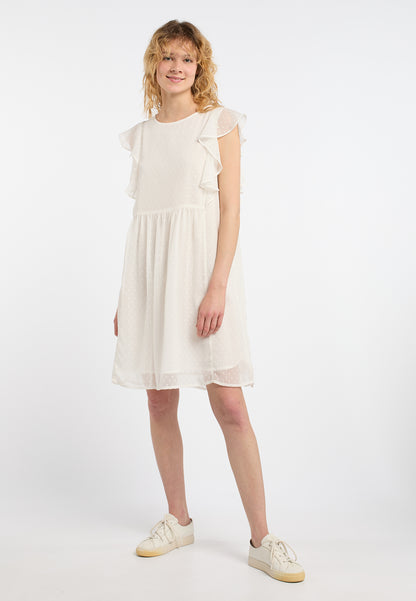 Midikleid mit Rüschen