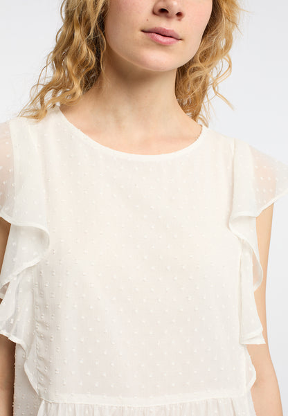 Midikleid mit Rüschen