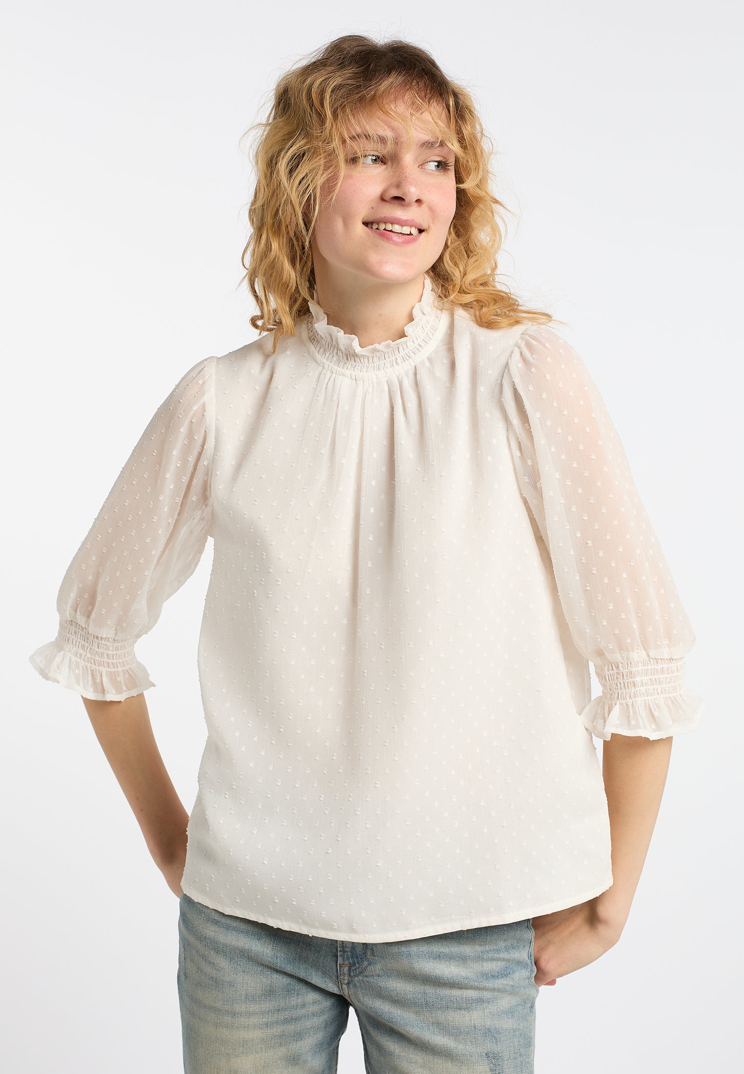 DreiMaster Vintage bluzka koszulowa damska