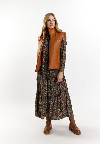 Dreimaster Vintage Damen Lederweste