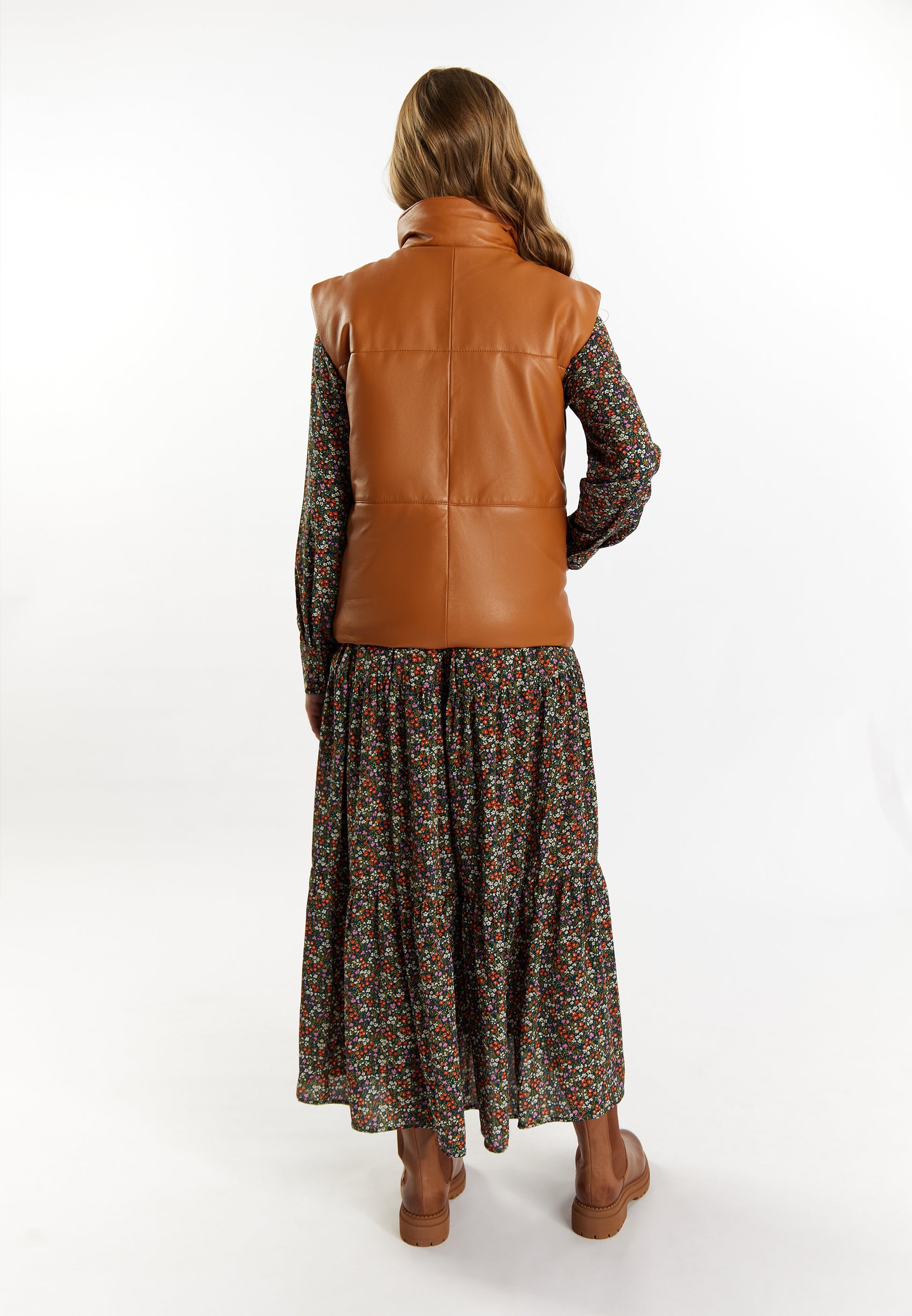 DreiMaster Vintage Damen Lederweste