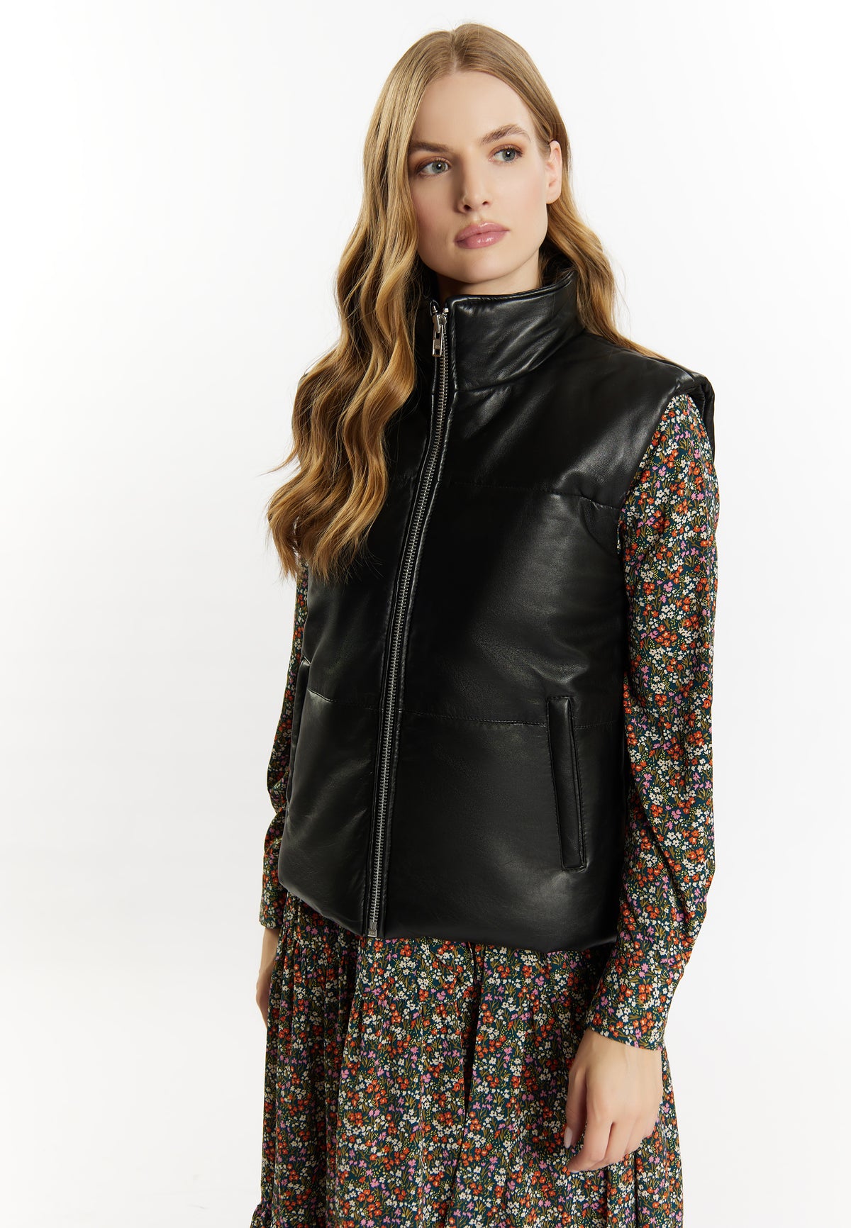 DreiMaster Vintage Damen Lederweste