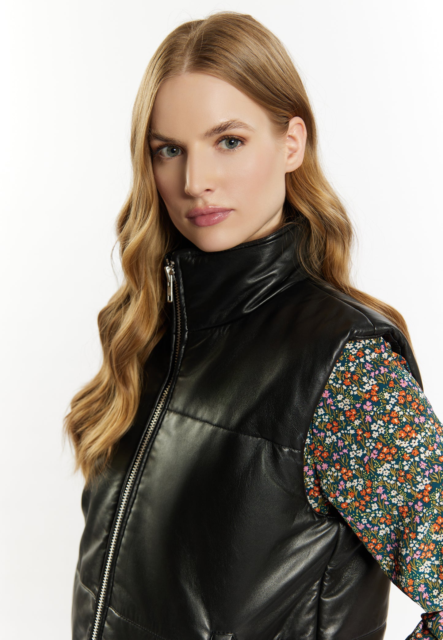 Dreimaster Vintage Damen Lederweste