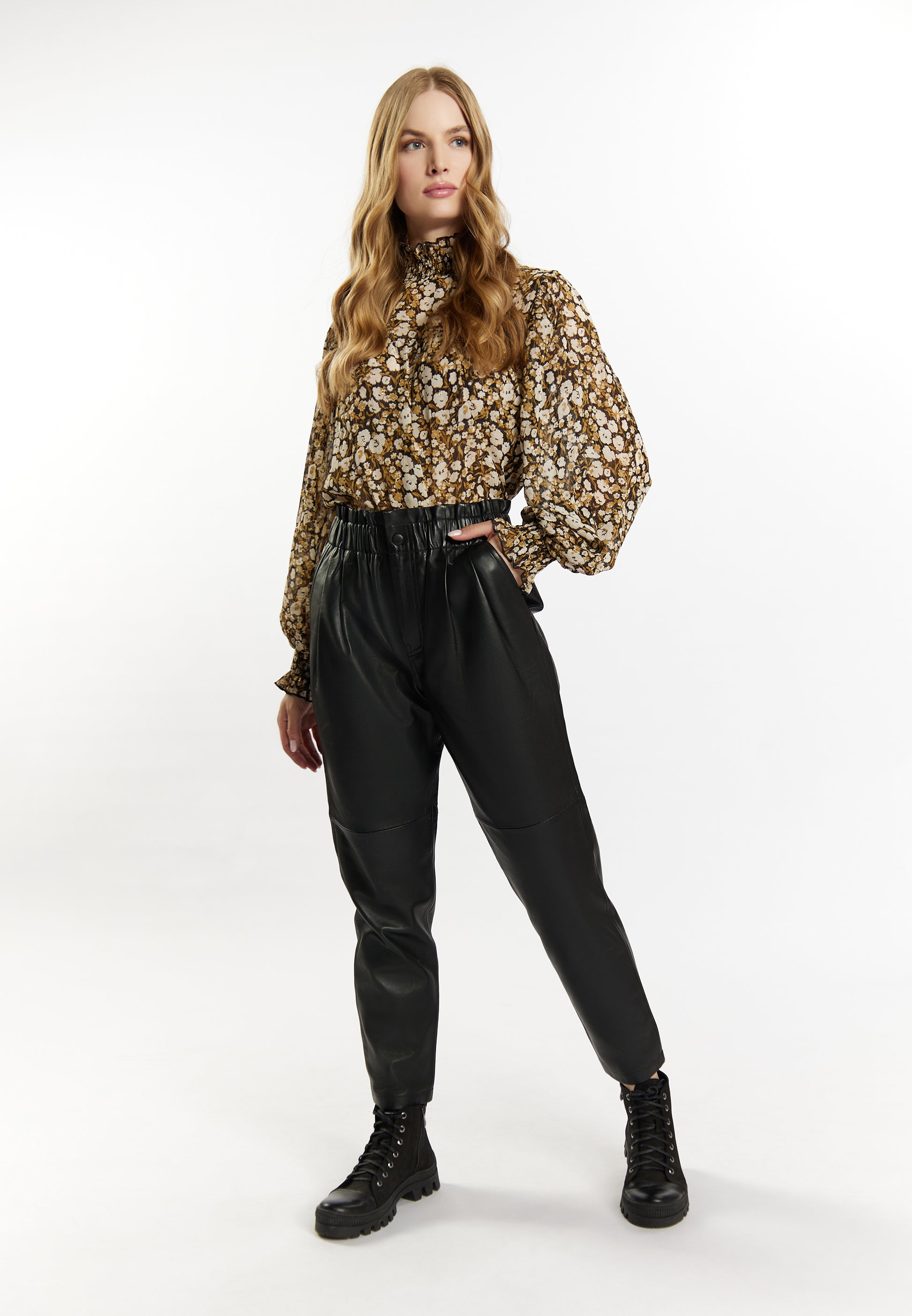 DreiMaster Vintage Damen Lederhose