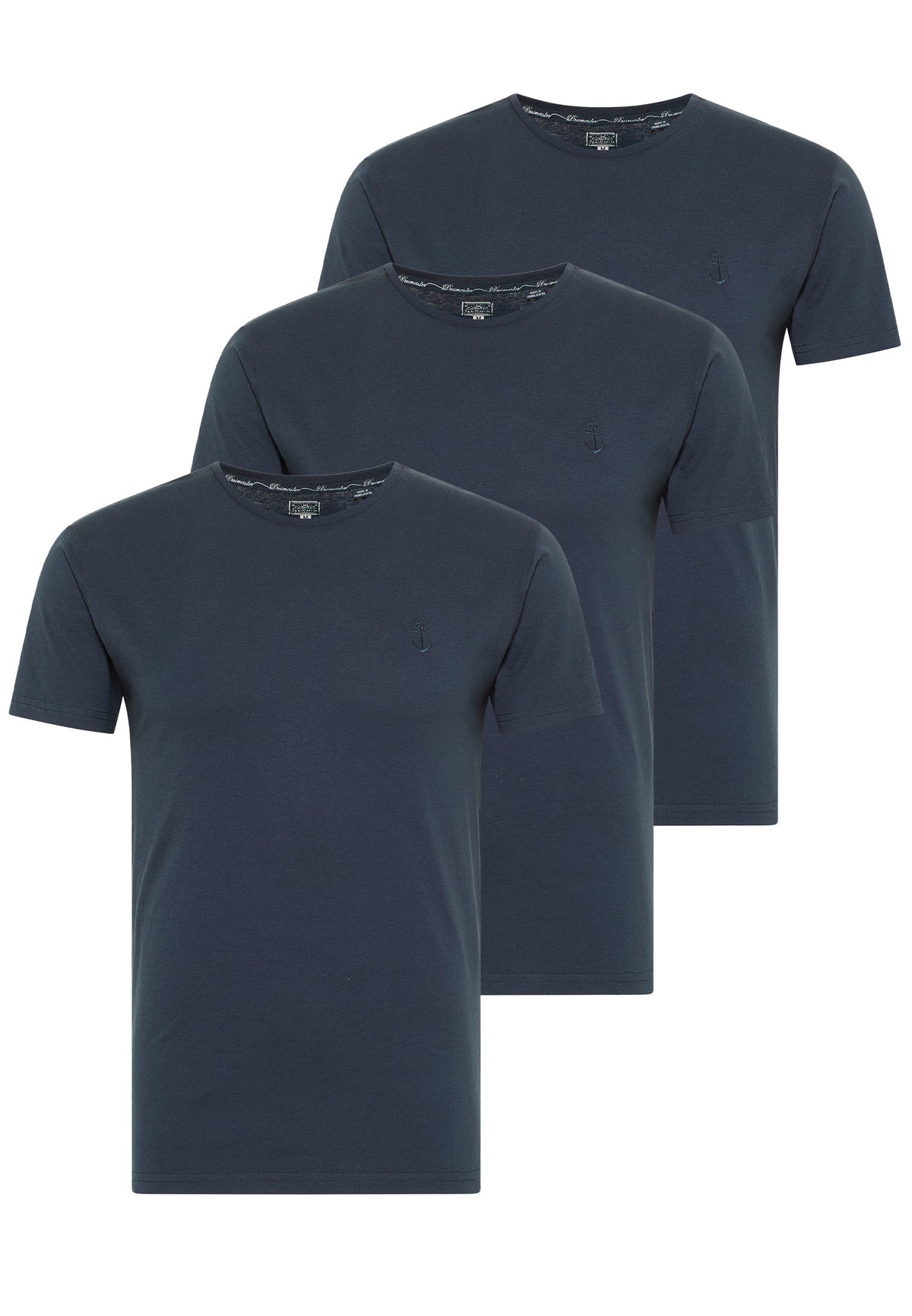 DreiMaster Maritim Herren 3er-Pack – T-Shirt