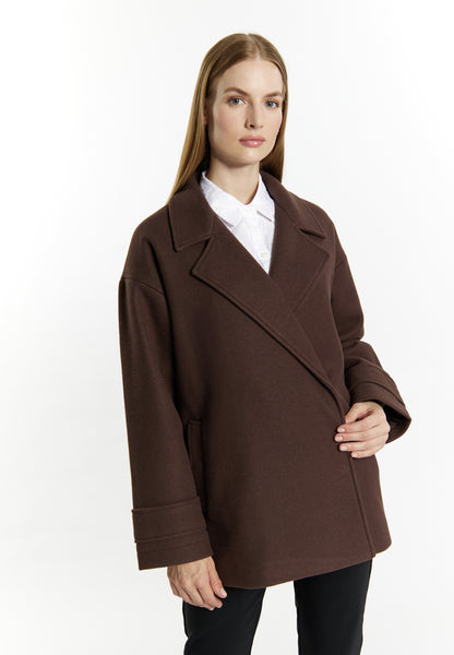DreiMaster Klassik Women's Transitional Jacket In A Wool Look - Schmuddelwedda Shop