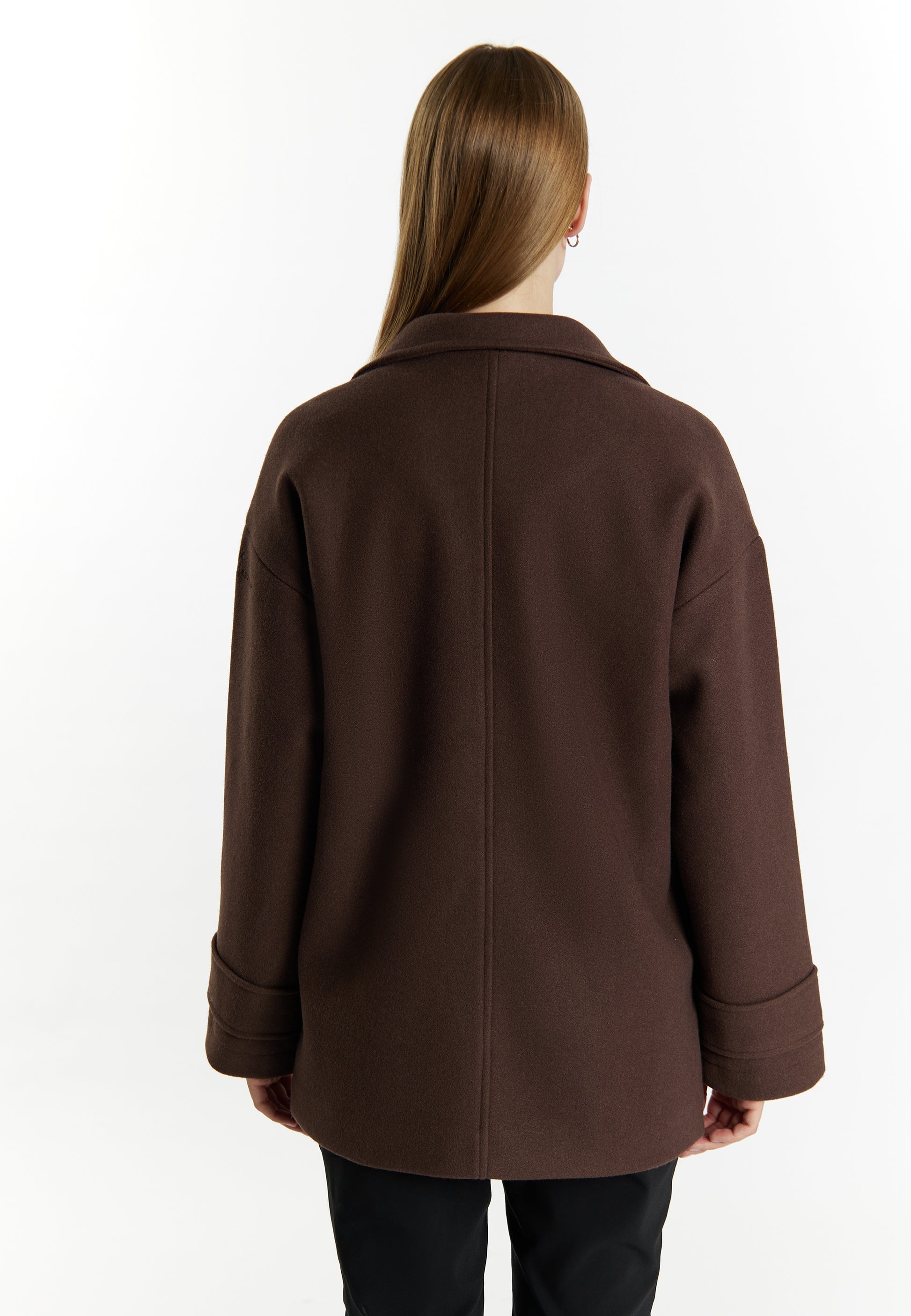 DreiMaster Klassik Women's Transitional Jacket In A Wool Look - Schmuddelwedda Shop