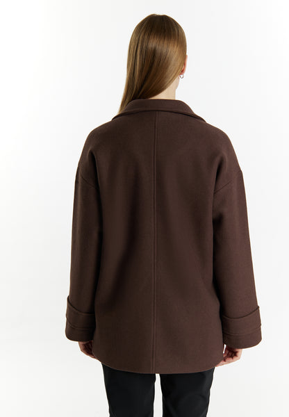 DreiMaster Klassik Women's Transitional Jacket In A Wool Look - Schmuddelwedda Shop