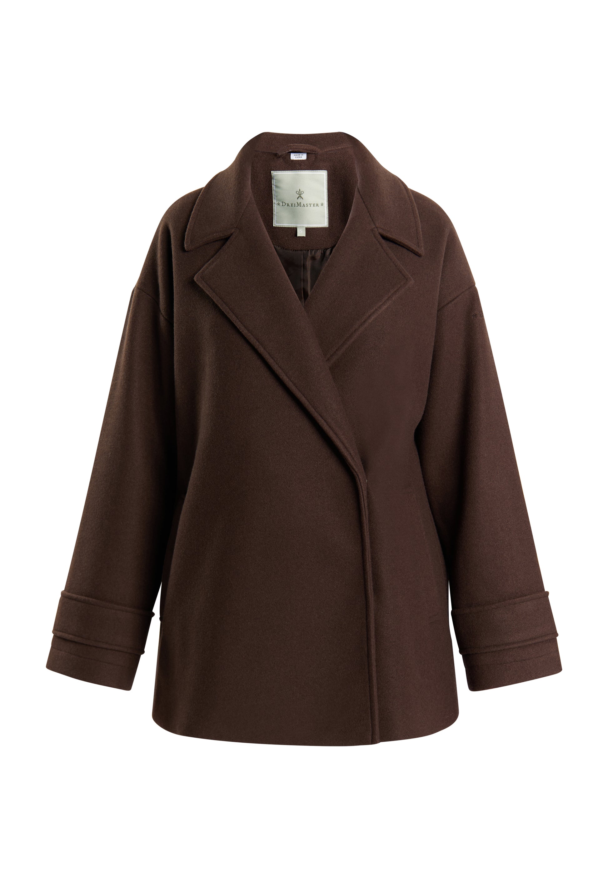 DreiMaster Klassik Women's Transitional Jacket In A Wool Look - Schmuddelwedda Shop