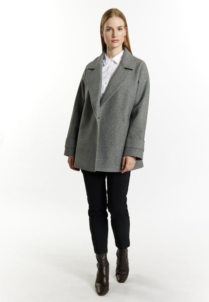 DreiMaster Klassik Women's Transitional Jacket In A Wool Look - Schmuddelwedda Shop