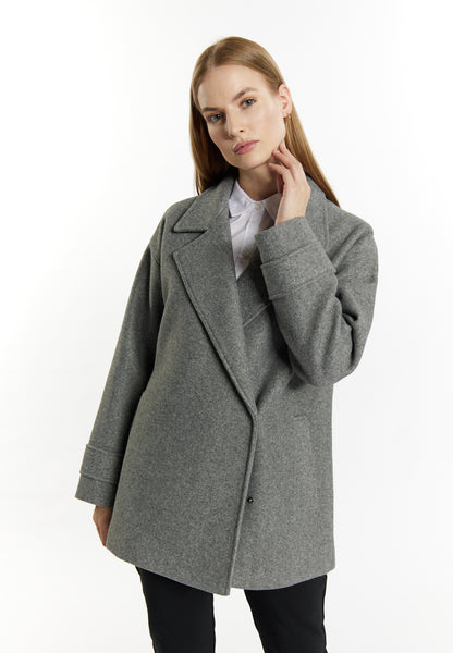 DreiMaster Klassik Women's Transitional Jacket In A Wool Look - Schmuddelwedda Shop