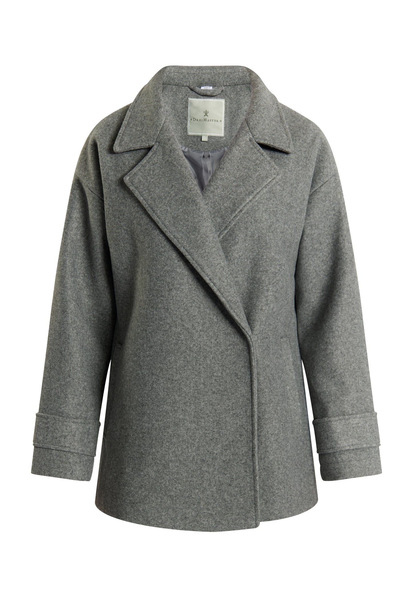 DreiMaster Klassik Women's Transitional Jacket In A Wool Look - Schmuddelwedda Shop