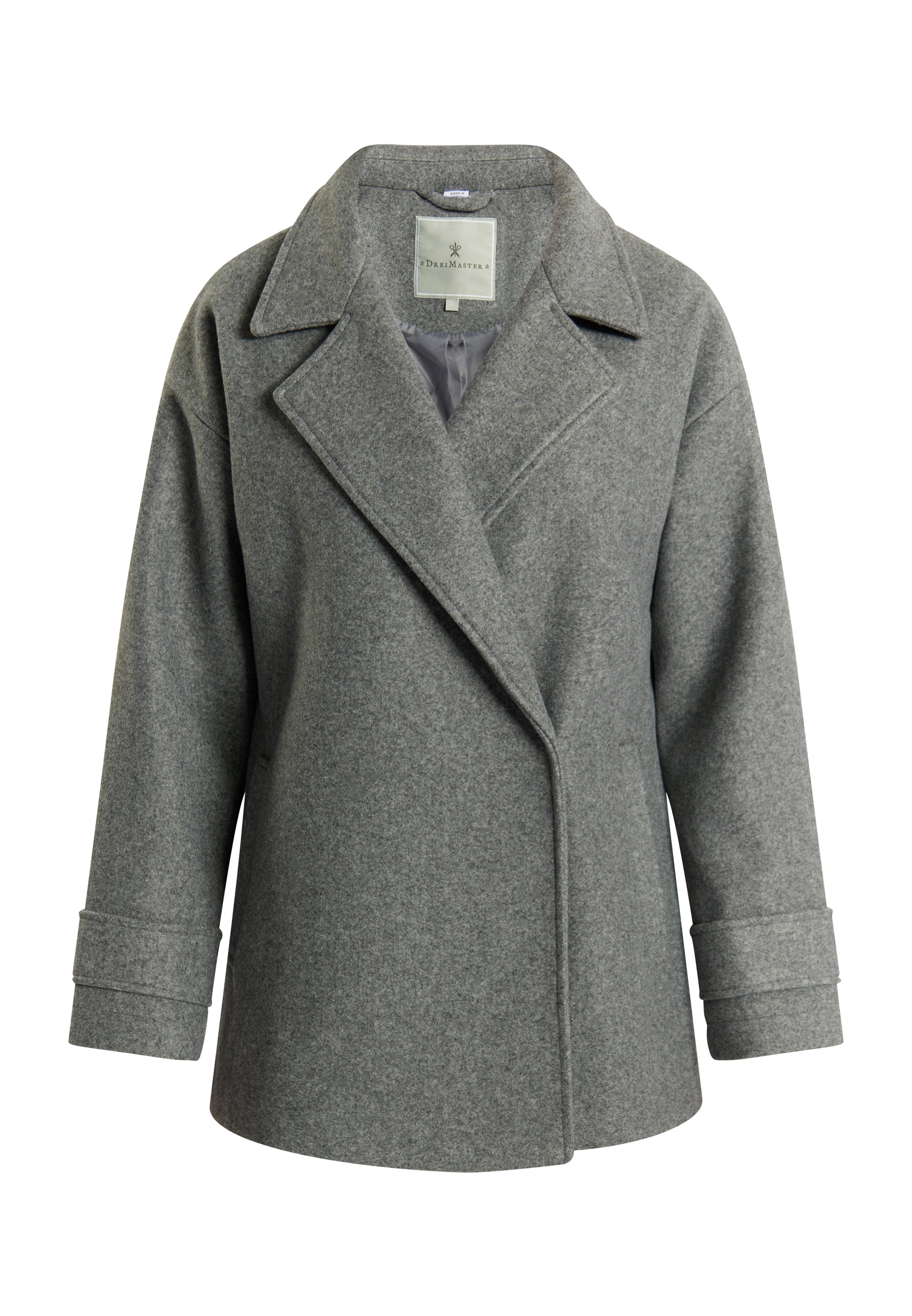 DreiMaster Klassik Women's Transitional Jacket In A Wool Look - Schmuddelwedda Shop