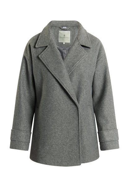 DreiMaster Klassik Women's Transitional Jacket In A Wool Look - Schmuddelwedda Shop