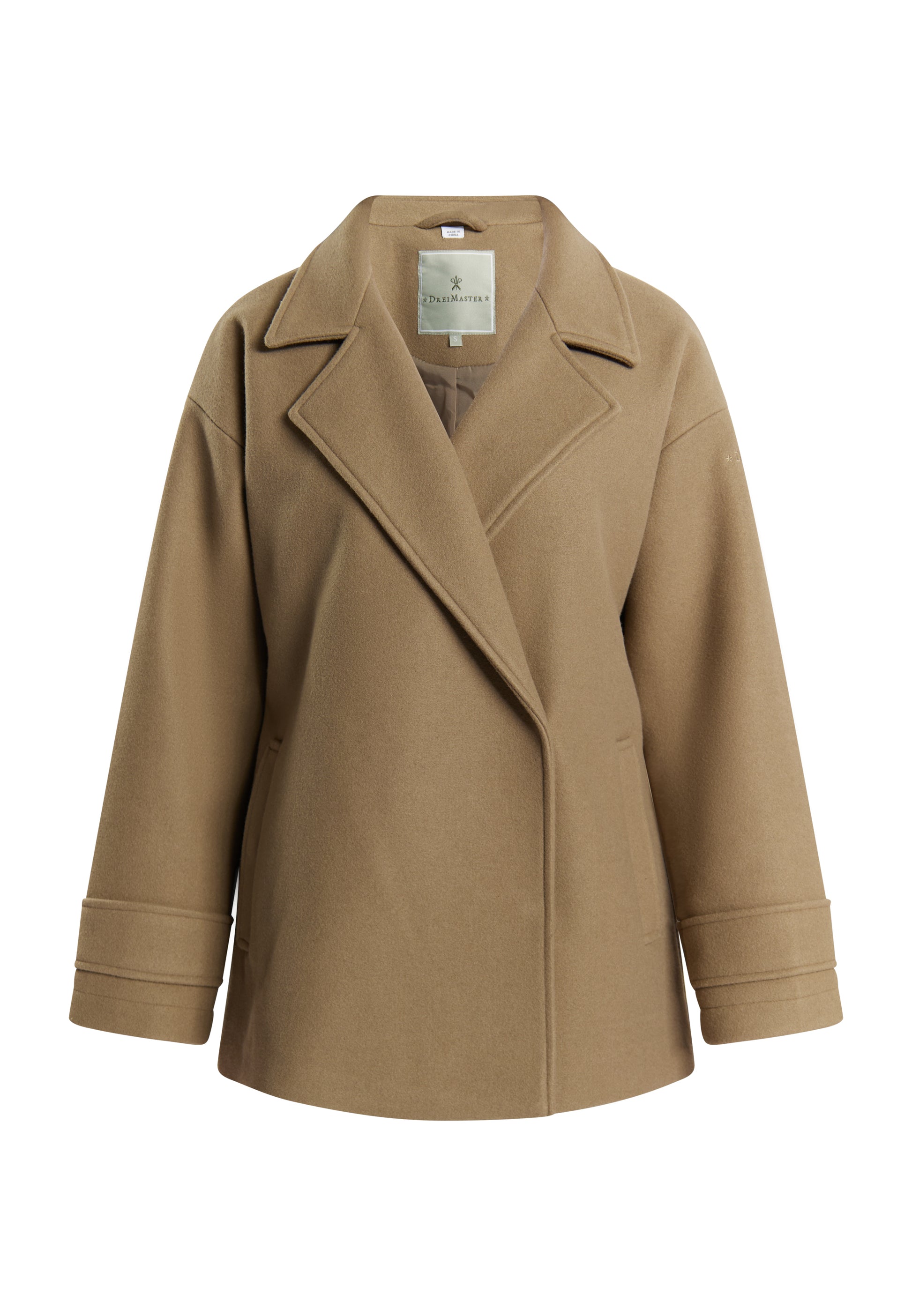 DreiMaster Klassik Women's Transitional Jacket In A Wool Look - Schmuddelwedda Shop