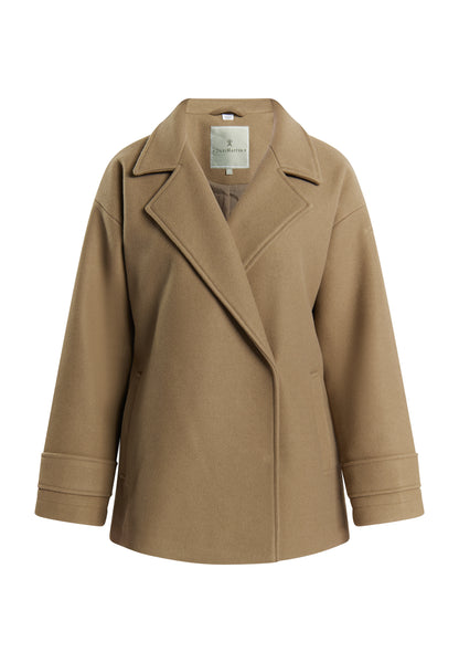 DreiMaster Klassik Women's Transitional Jacket In A Wool Look - Schmuddelwedda Shop