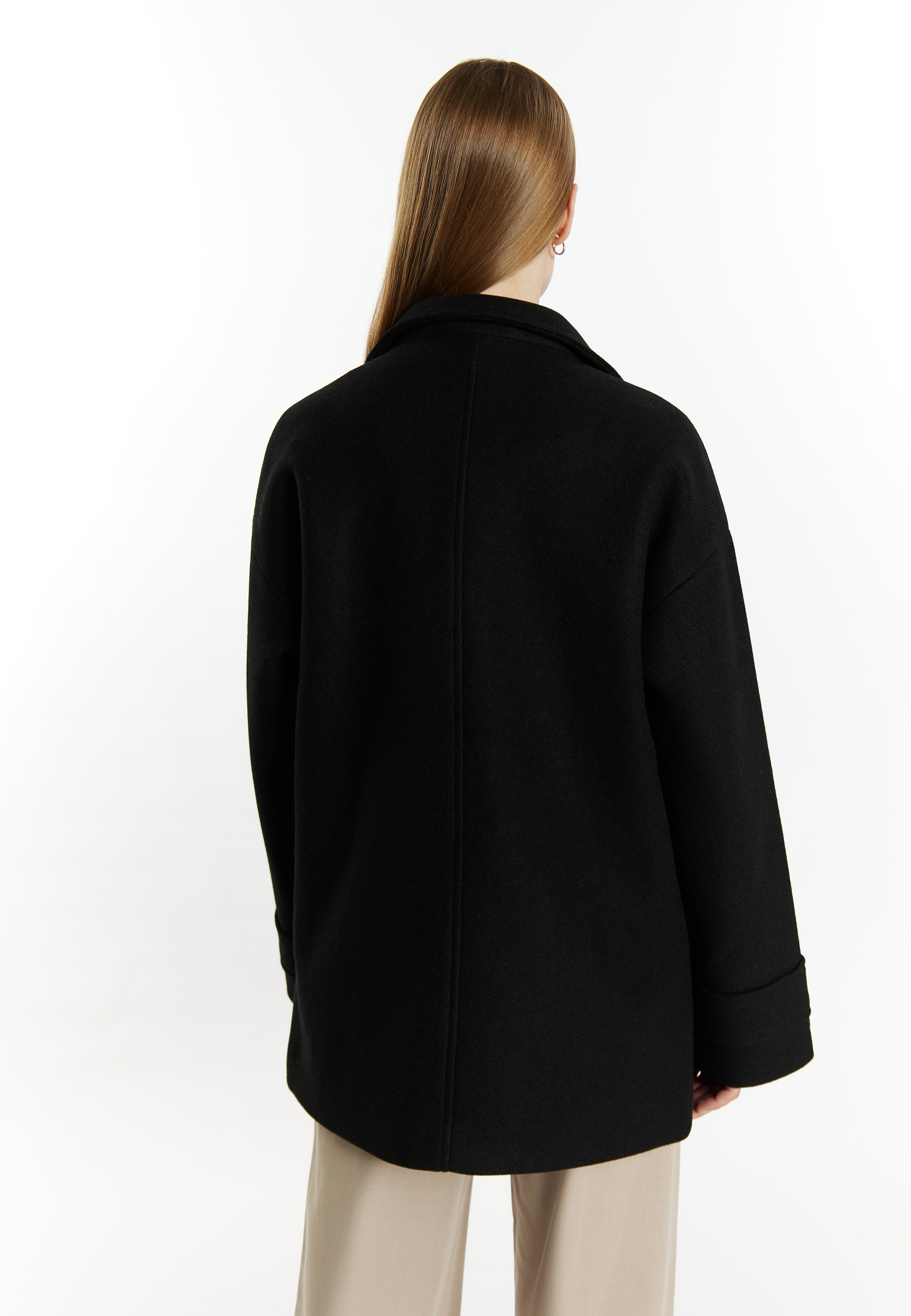 DreiMaster Klassik Women's Transitional Jacket In A Wool Look - Schmuddelwedda Shop