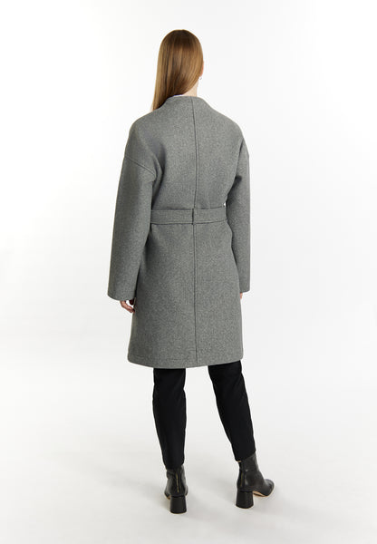 Dreimaster Klassik Women's Transitional Coat In A Wool Look - Schmuddelwedda Shop