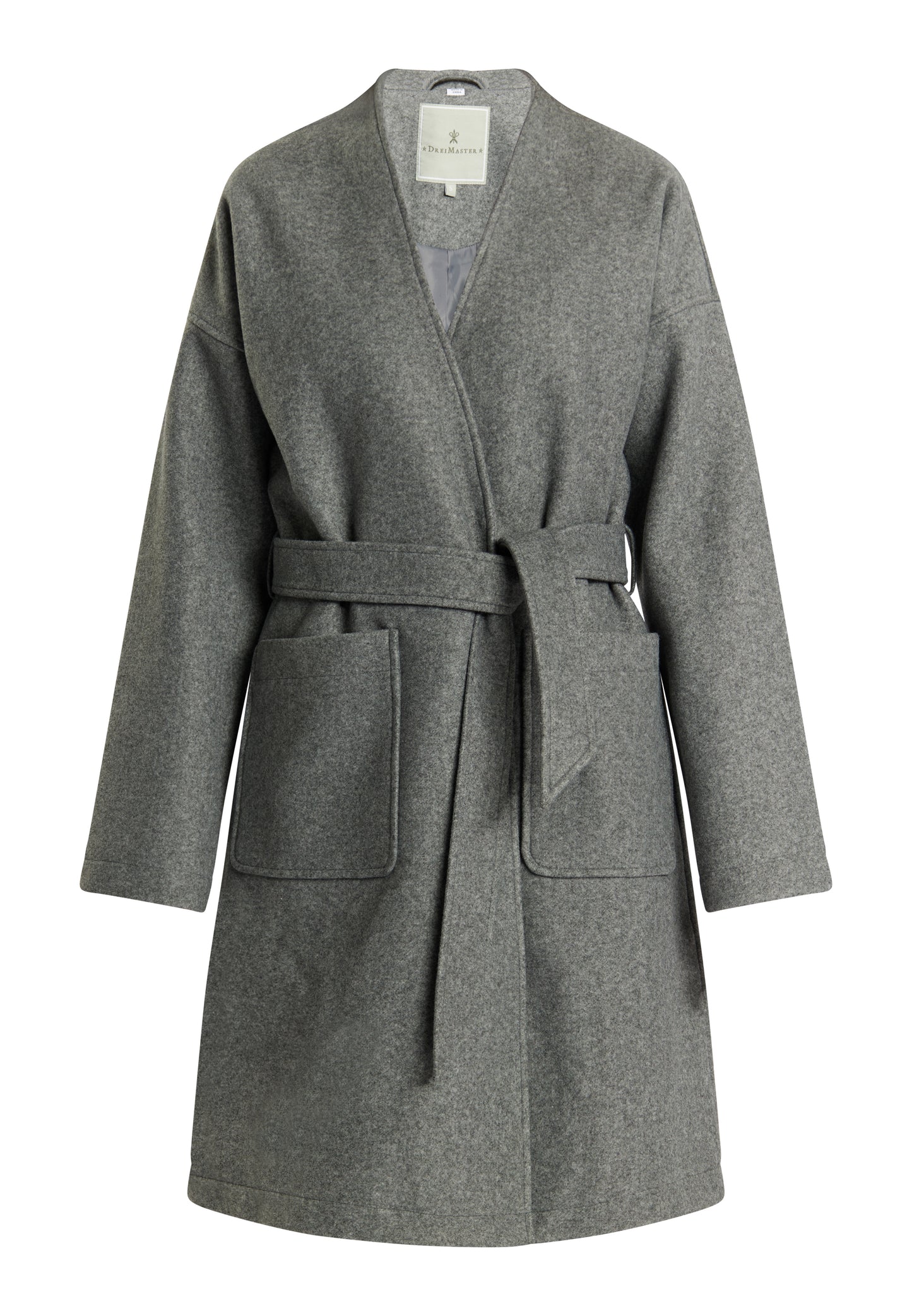 Dreimaster Klassik Women's Transitional Coat In A Wool Look - Schmuddelwedda Shop