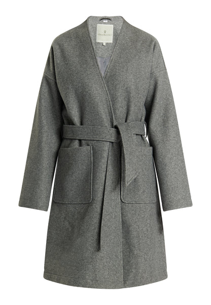 Dreimaster Klassik Women's Transitional Coat In A Wool Look - Schmuddelwedda Shop