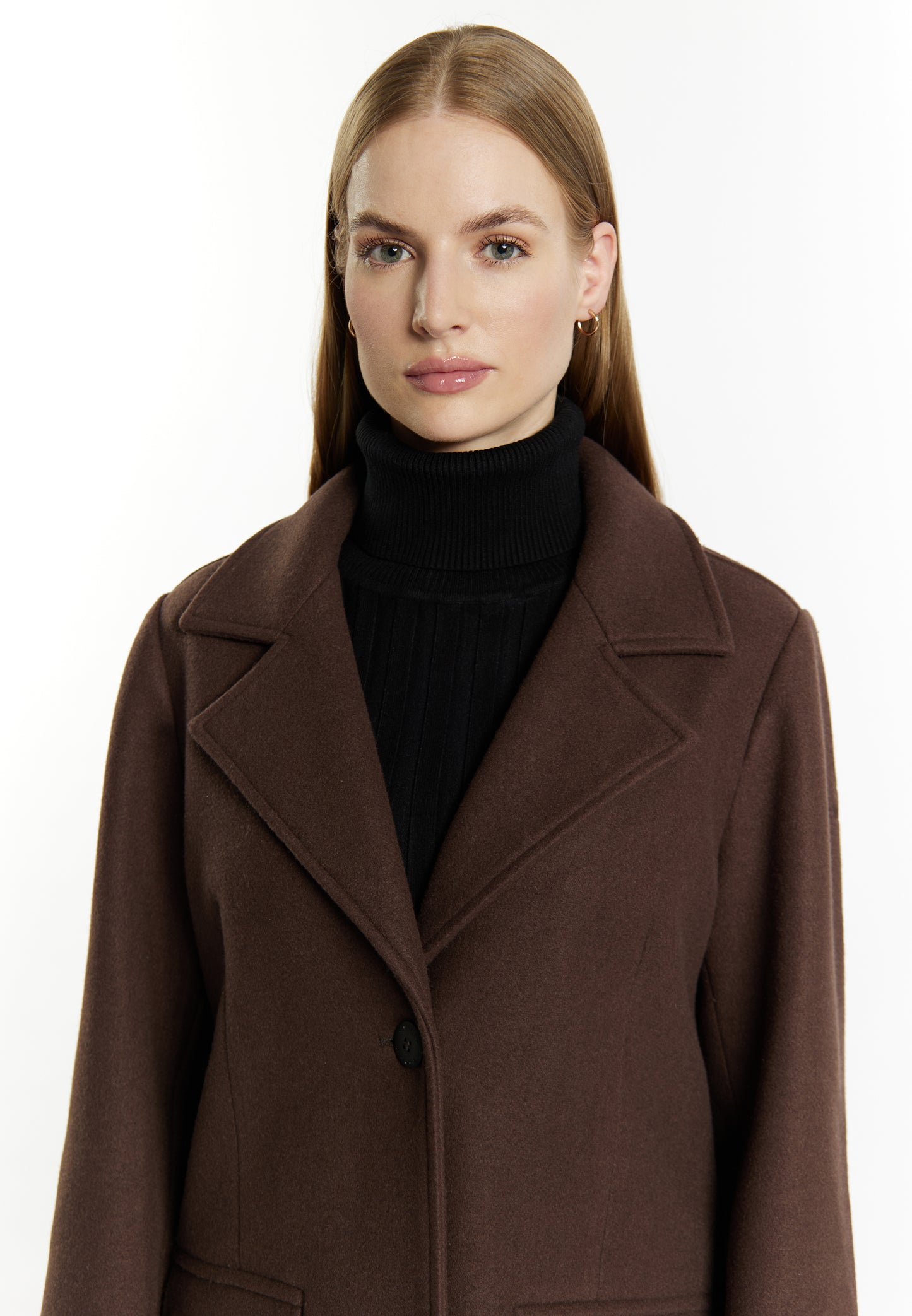 Dreimaster Klassik Women's Transitional Jacket In A Wool Look - Schmuddelwedda Shop