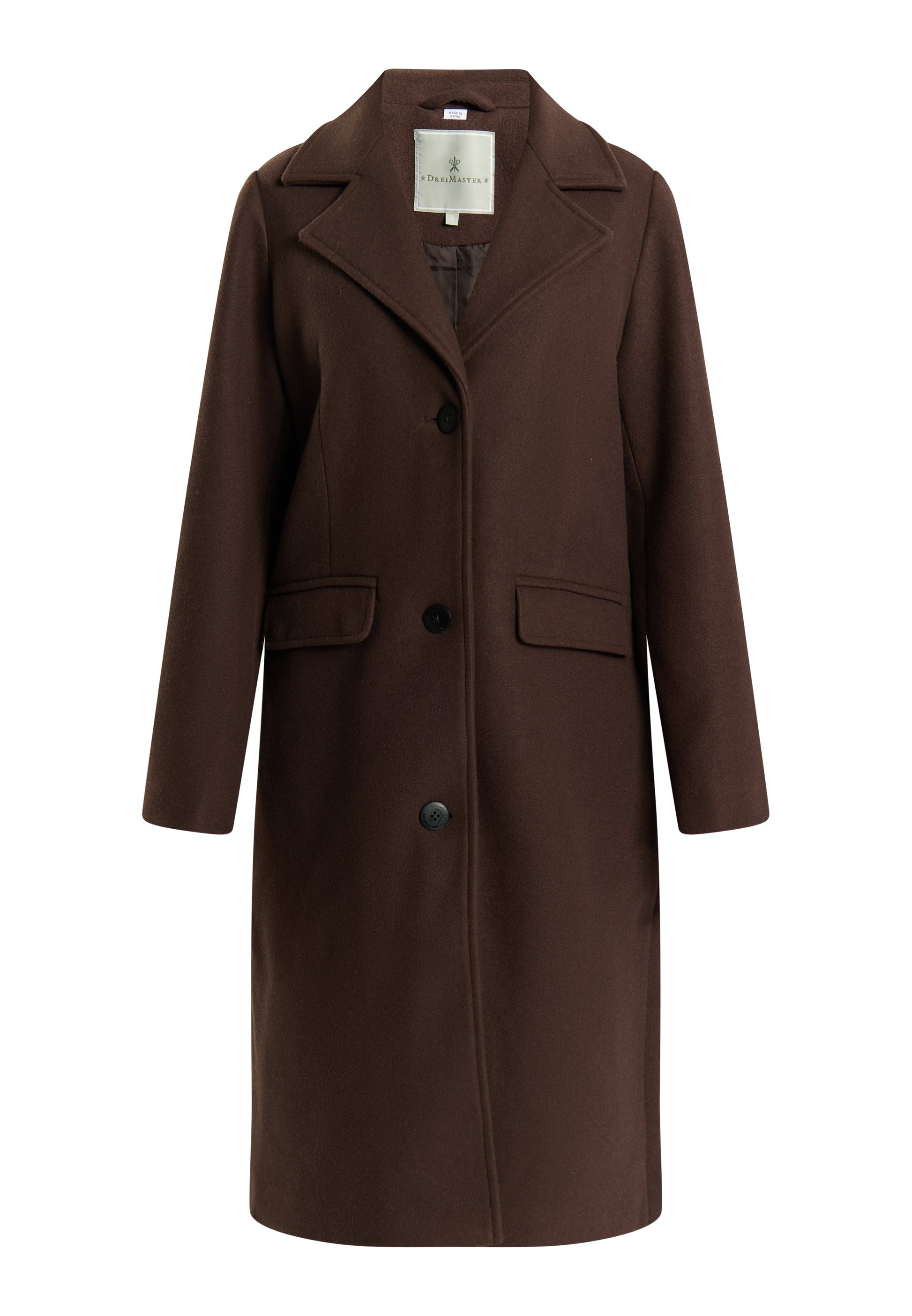 Dreimaster Klassik Women's Transitional Jacket In A Wool Look - Schmuddelwedda Shop