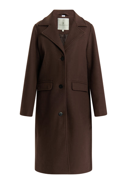 Dreimaster Klassik Women's Transitional Jacket In A Wool Look - Schmuddelwedda Shop