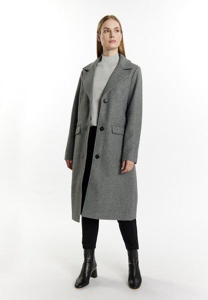 Dreimaster Klassik Women's Transitional Jacket In A Wool Look - Schmuddelwedda Shop
