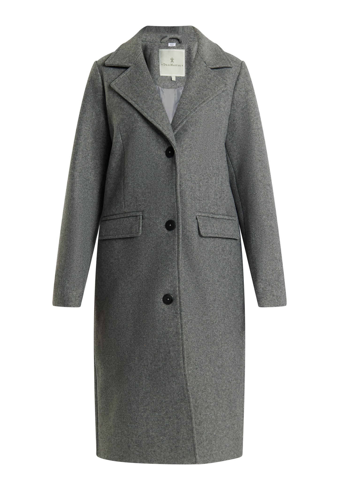 Dreimaster Klassik Women's Transitional Jacket In A Wool Look - Schmuddelwedda Shop
