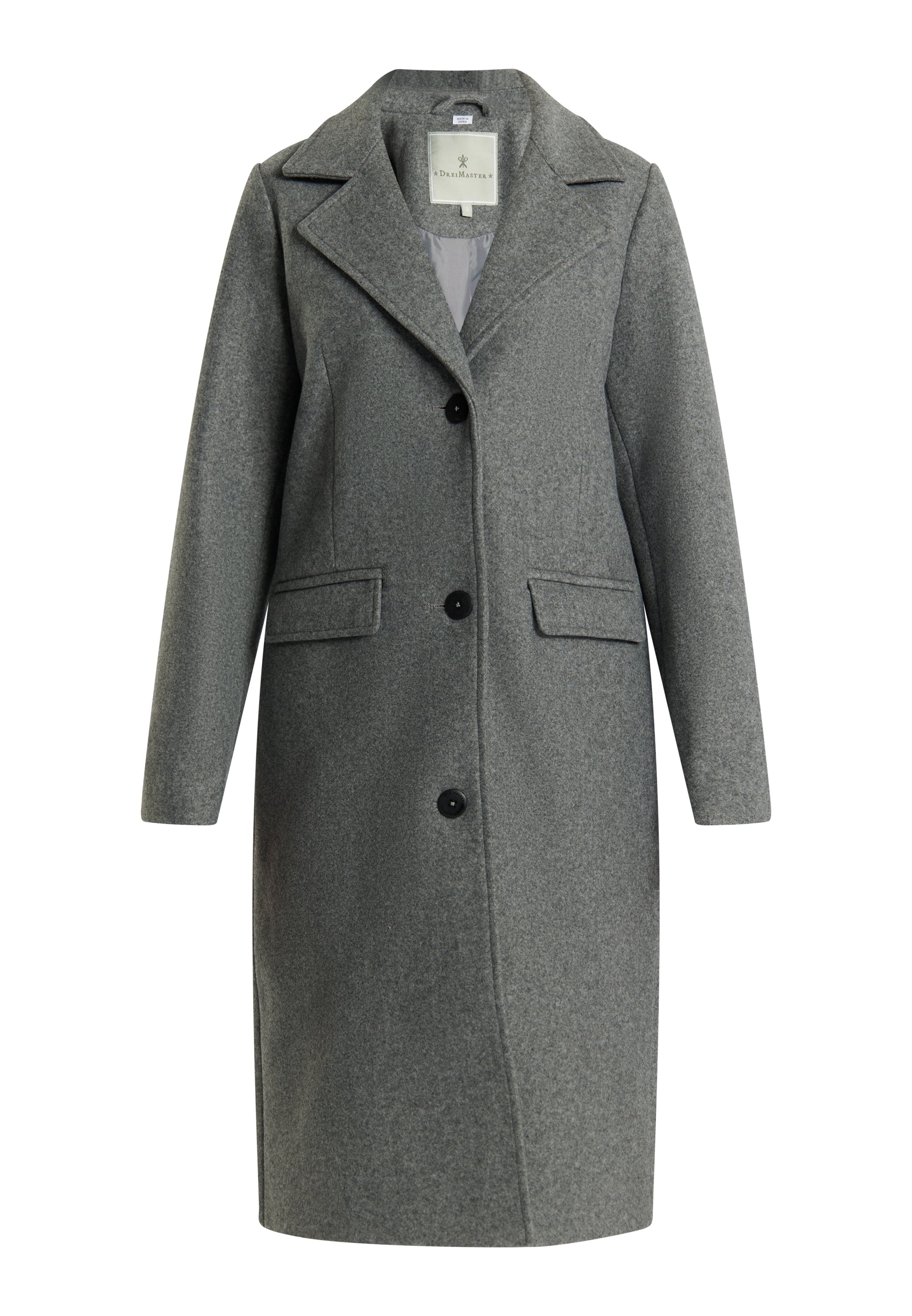 Dreimaster Klassik Women's Transitional Jacket In A Wool Look - Schmuddelwedda Shop